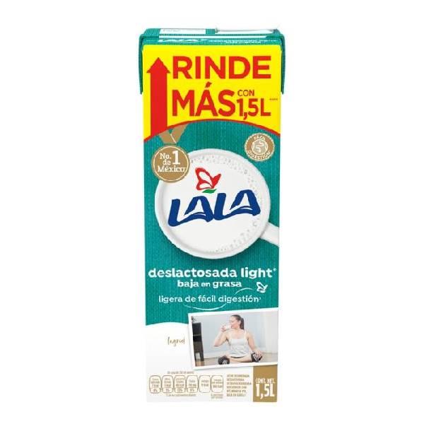 Leche deslactosada light baja en grasa 1.5 l Lala