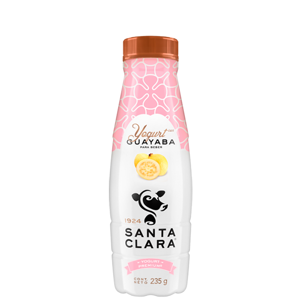 Yoghurt para beber Premium con guayaba 235 g Santa Clara