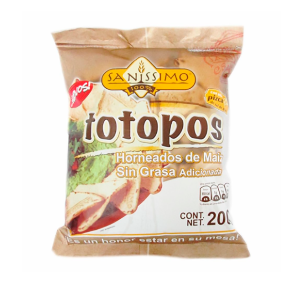 Totopos horneados 200 g Sanissimo