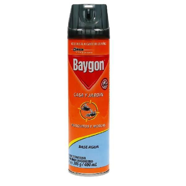 Insecticida en aerosol casa y jardín mosquitos y moscas 400 ml Baygon