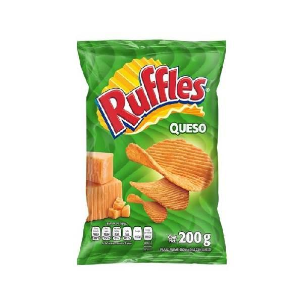 Papas Ruffles sabor queso 185 g