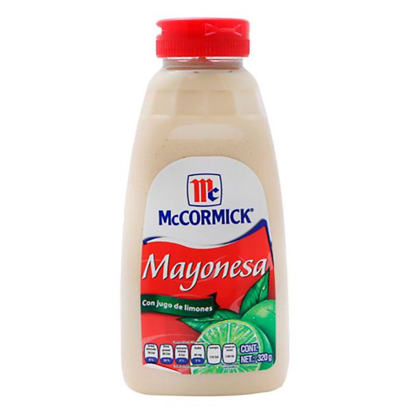 Mayonesa squeeze con jugo limón 320 g McCormick