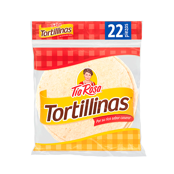 Tortillinas Tía Rosa de harina 22 pz