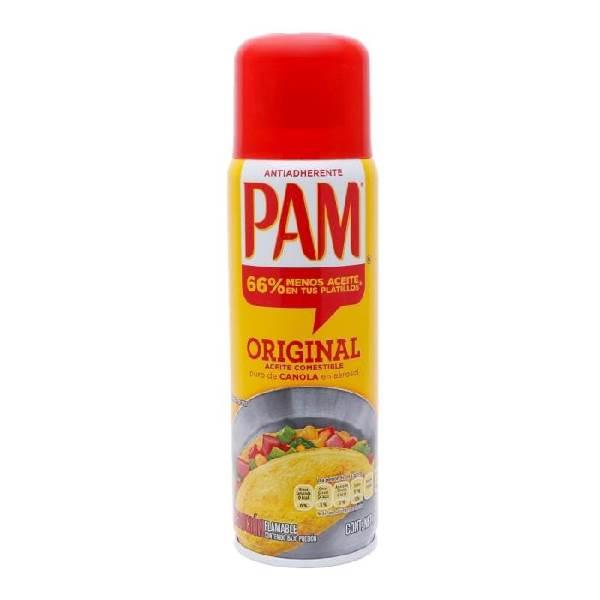 Aceite puro de canola original en aerosol 170 g Pam
