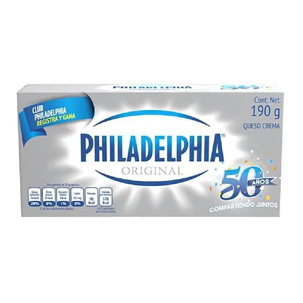 Queso crema original 190 g Philadelphia