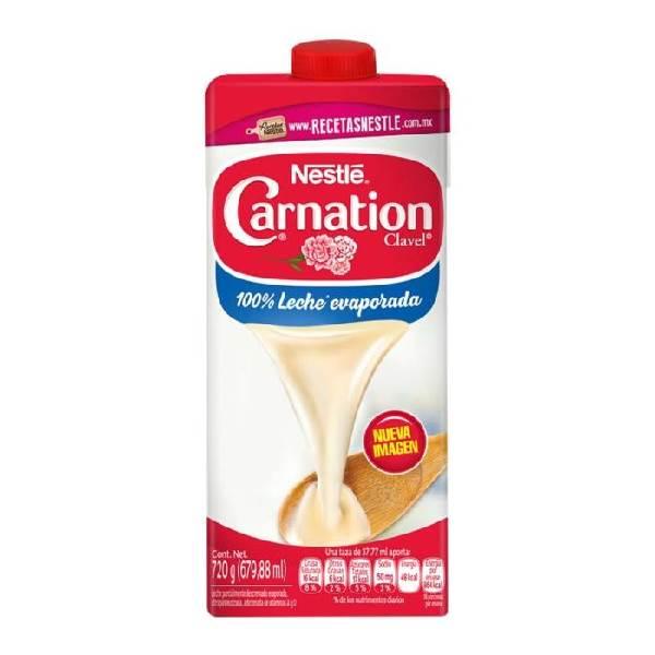 Leche evaporada Carnation Clavel 720 g Nestlé