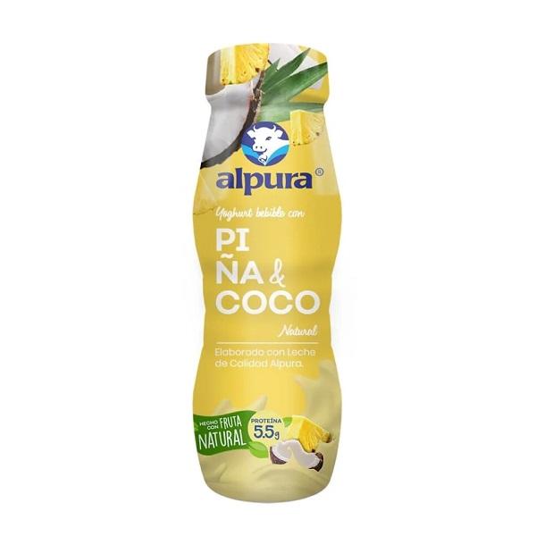 Yoghurt bebible Alpura con piña y coco 220 g