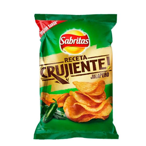 Papas Receta Crujiente sabor jalapeño 170 g Sabritas
