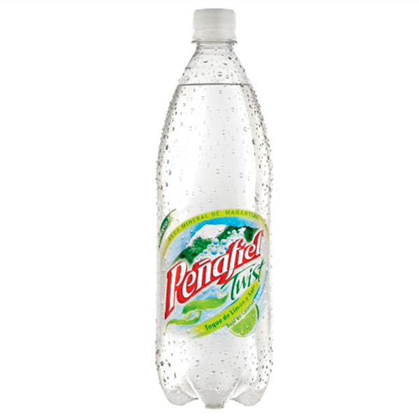 Agua mineral Twist toque de sal y limón 1 l Peñafiel