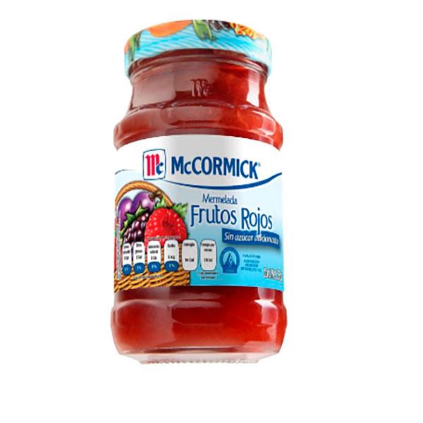 Mermelada frutas rojas sin azúcar 235 g McCormick