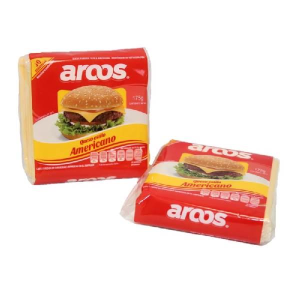 Queso Americano Rebanado Aroos 175 gr
