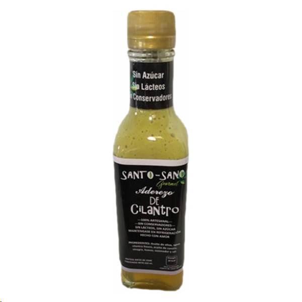 Aderezo de cilantro 250 ml Santo-Sano