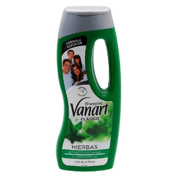 Shampoo clásico hierbas 750 ml Vanart
