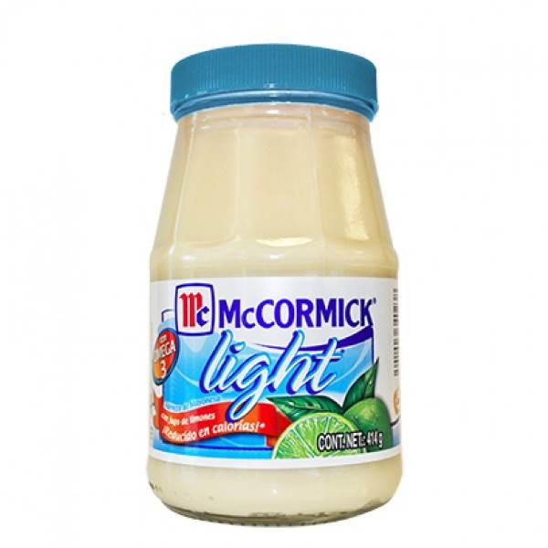 Aderezo de mayonesa light con jugo de limones 414 g McCormick