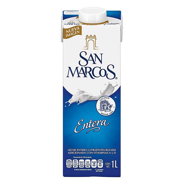 Leche entera 1 l San Marcos