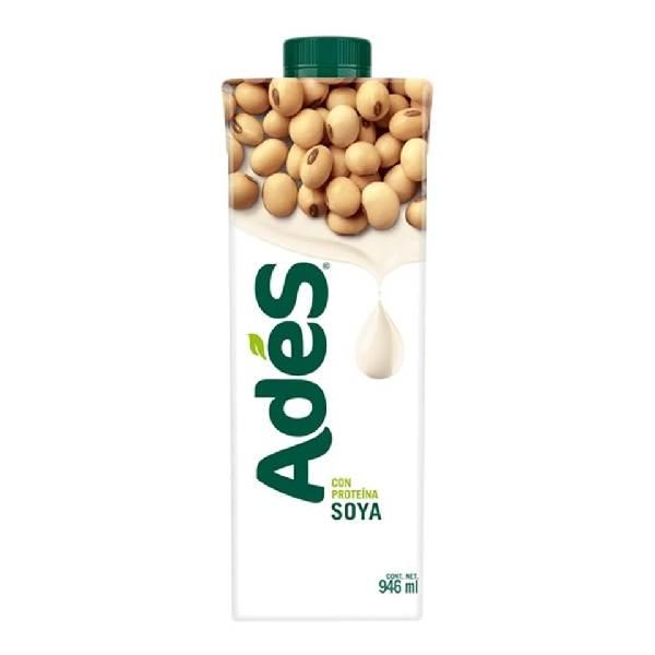 Jugo soya natural red. azu. ades 946m ades