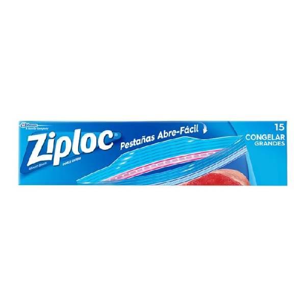 Bolsas herméticas grandes para congelar 15 pz Ziploc