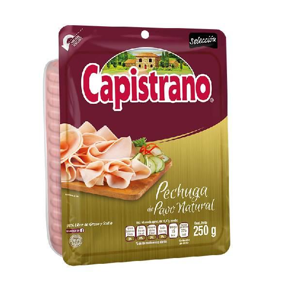 Pechuga de pavo natural 250 g Capistrano