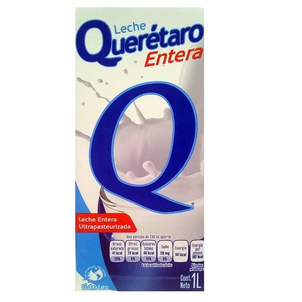 Leche Querétaro Entera 1LT UHT   
