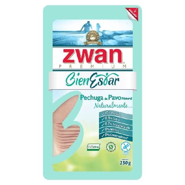 Pechuga de pavo premium natural bienestar 250 g Zwan