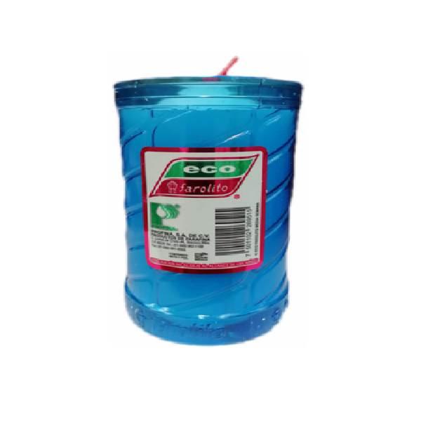 Veladora farolito eco vaso plast.med.sem