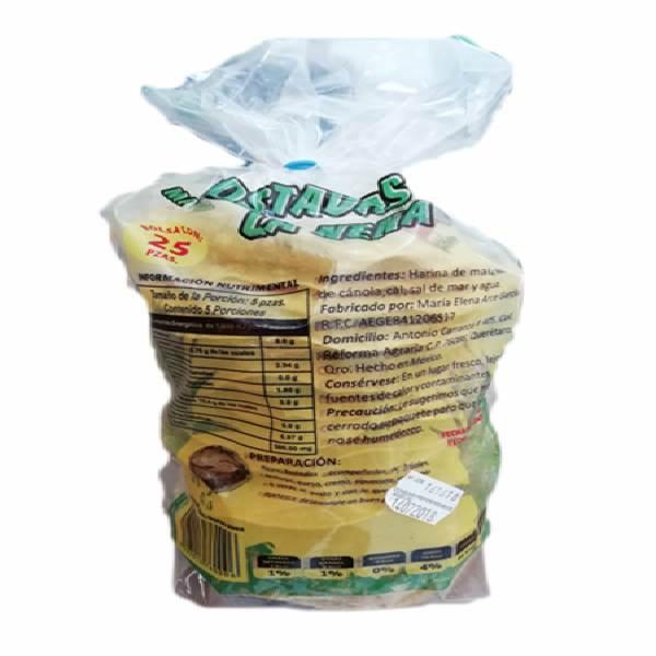 Tostadas pozolera 25 pz La Nena