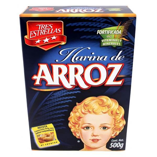 Harina de arroz 500 g Tres Estrellas