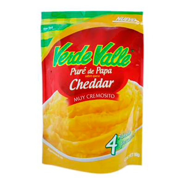Puré de papa sabor queso cheddar 80 g Verde Valle
