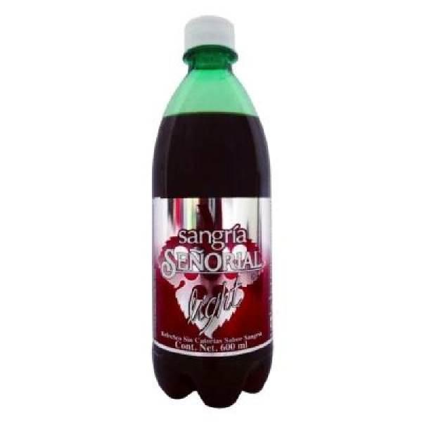 Refresco light sabor sangría botella de 600 ml Señorial