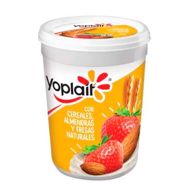 Yoghurt con cereales fresas y almendras 1 kg Yoplait