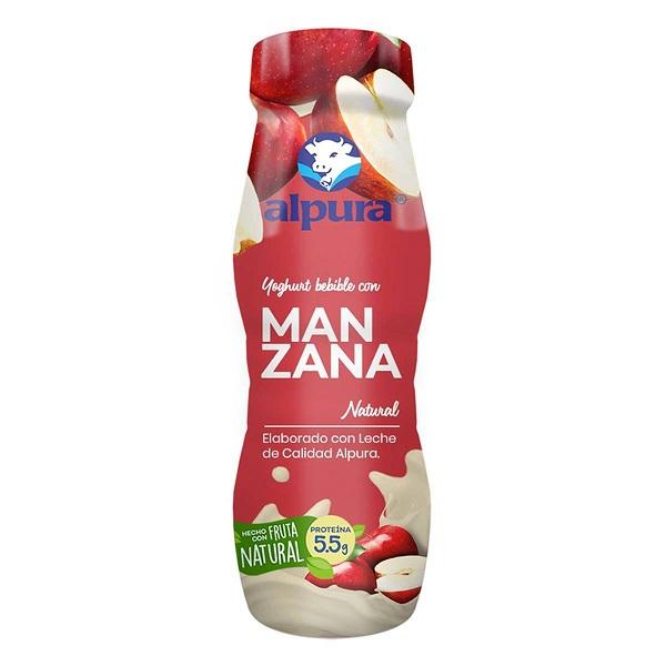 Yoghurt bebible Alpura con manzana 220 g