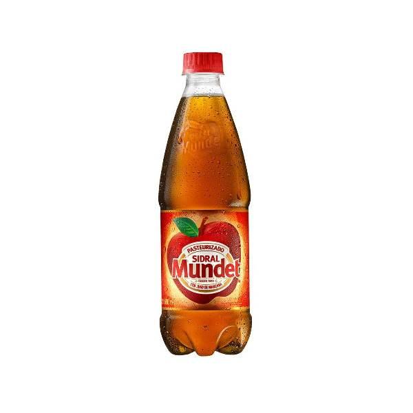 Refresco Sidral con jugo de manzana botella de 600 ml Mundet