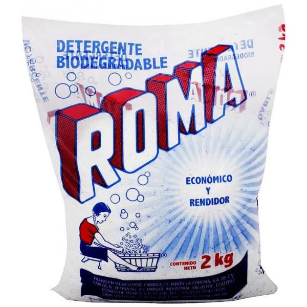 Detergente en polvo multiusos biodegradable 2 kg Roma
