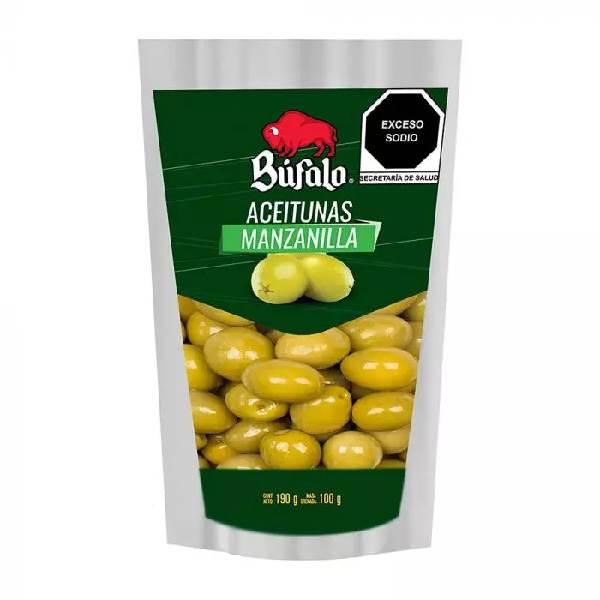 Aceituna c/hueso 190 gr bufalo