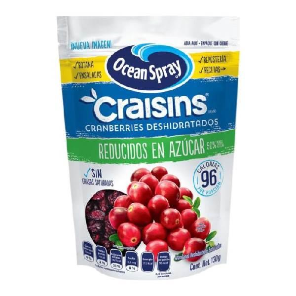 Arándanos deshidratados Craisins reducidos en azúcar 130 g Ocean Spray