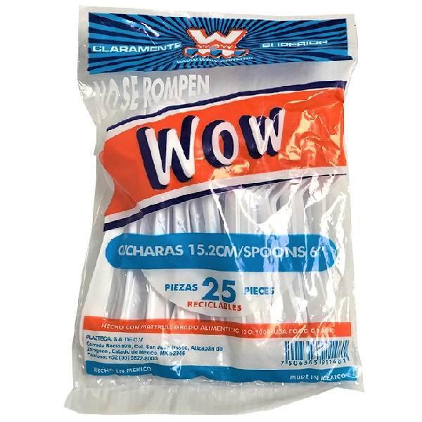 Cuchara 15.2cm c/25 wow
