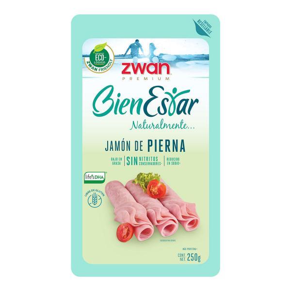 Jamón de pierna premium bienestar 250 g Zwan