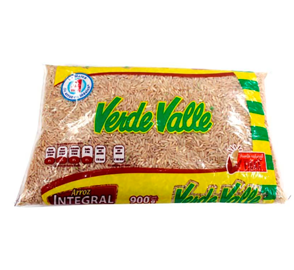 Arroz integral 900 g Verde Valle