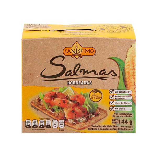 Galletas Salmas horneadas 144 g Sanissimo
