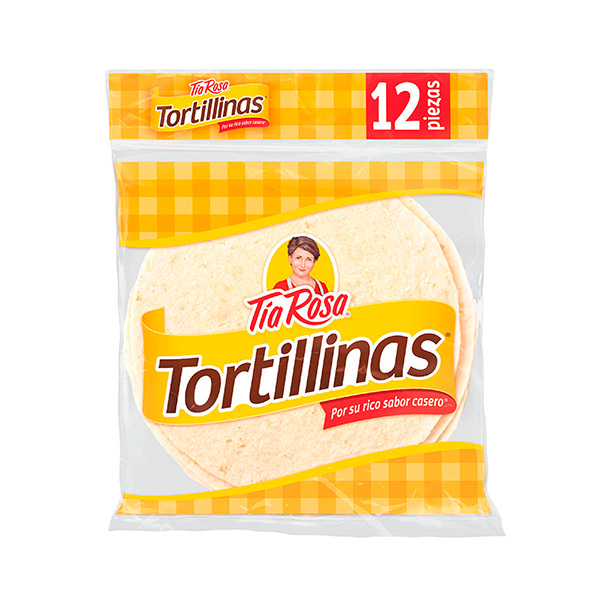 Tortillinas Tía Rosa de harina 12 pz