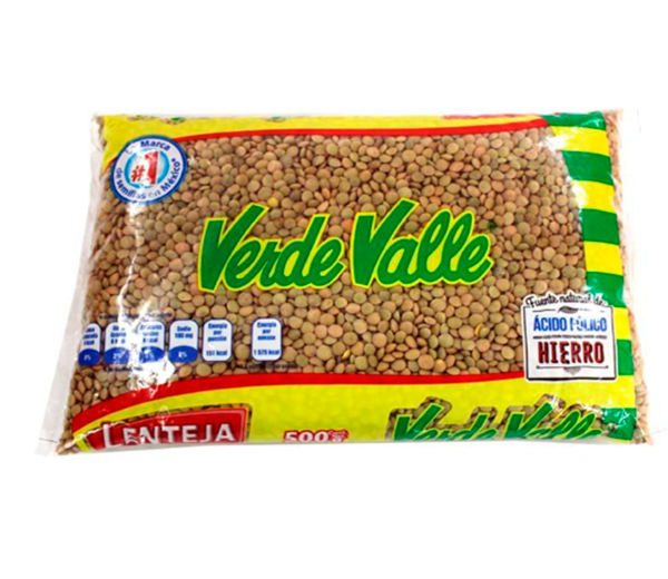 Lentejas 500 g Verde Valle