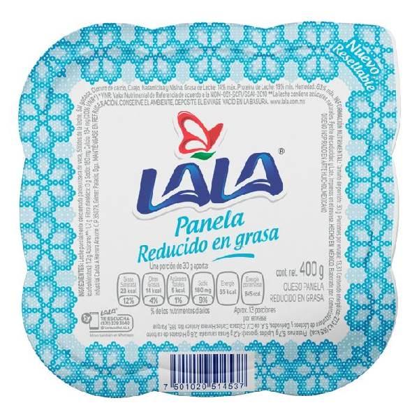 Queso panela reducido en grasa 400 g Lala
