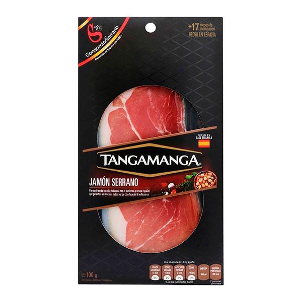 Jamón serrano 100 g Tangamanga