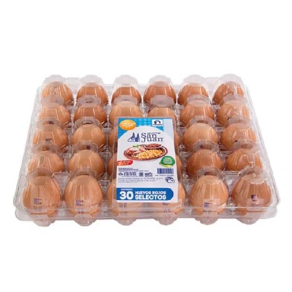 Huevo rojo 30 pzas San Juan