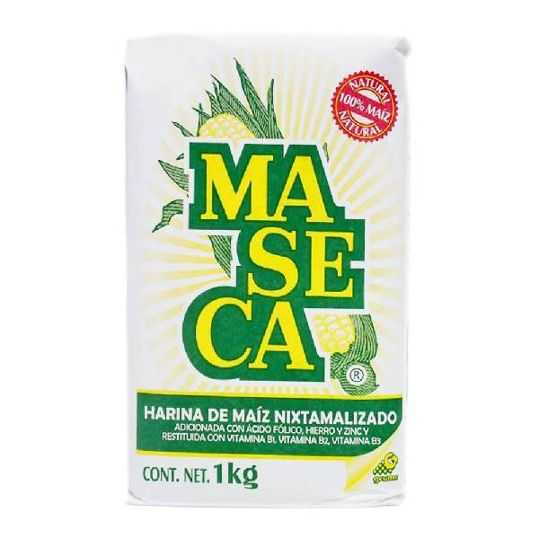 Harina de maíz nixtamalizado 1 kg Maseca