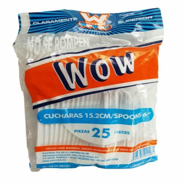 Cuchara 12.5cm c/50 Wow