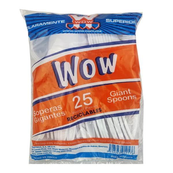 Cuchara soperas gigante 25 pz wow plus