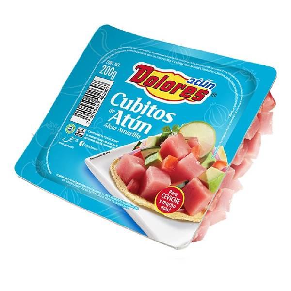 Cubitos de atún aleta amarilla 200 g Dolores