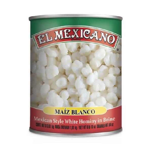 Maiz pozolero blanco 3.01kg el mexicano