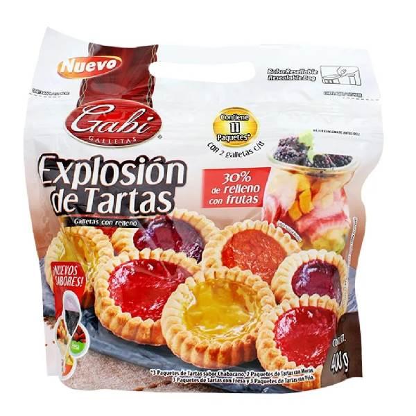 Galletas tartas con relleno de frutas 11 paquetes de 400 g Gabi